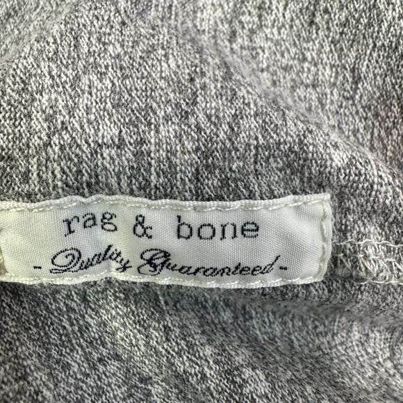 Rag & Bone Standard Issue Polo Shirt Adult XLHeather Gray rb Logo Casual - Picture 5 of 8